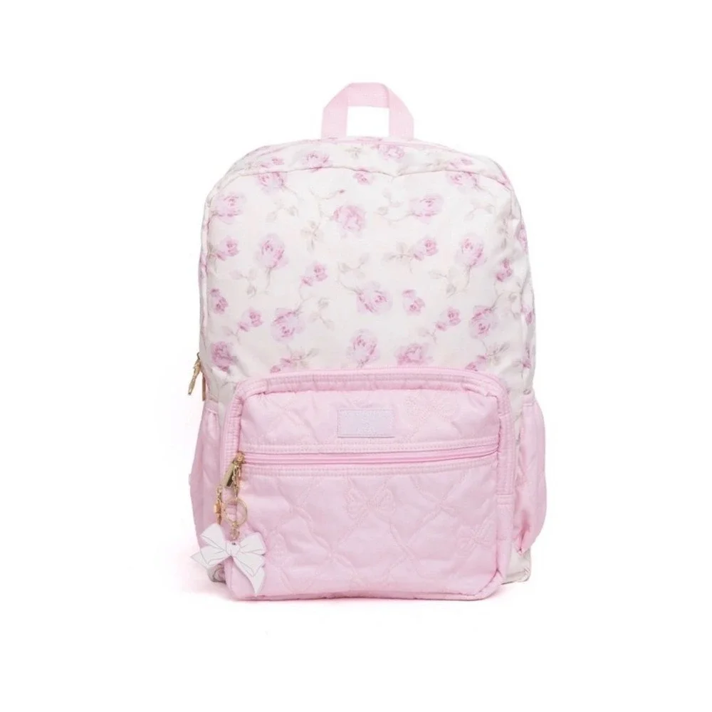 Love Shack Fancy Target Backpack Lunch Bag Set Ribbon Rosa Floral Pink NEW